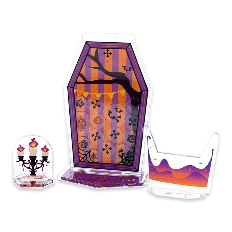 【グッズ-スタンドポップ】ノンキャラオリジナル Halloween-Orange-【にじ丸商店】