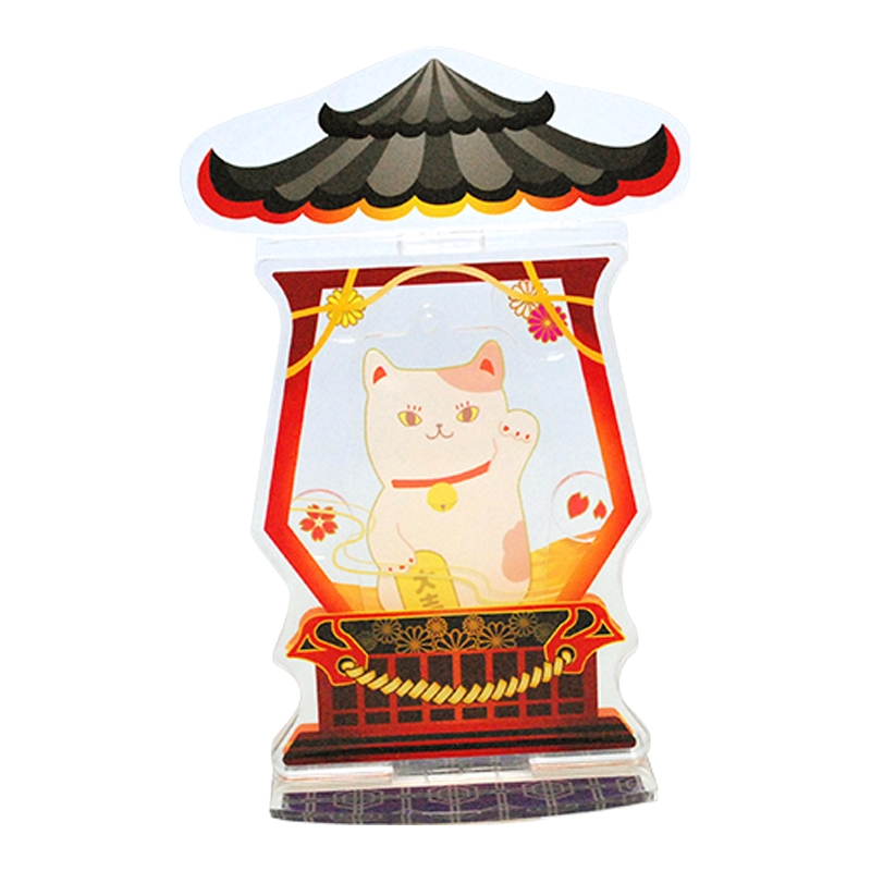 【グッズ-スタンドポップ】ノンキャラオリジナル 祭壇灯篭-朱漆- さいだんとうろう-しゅうるし-【にじ丸商店】