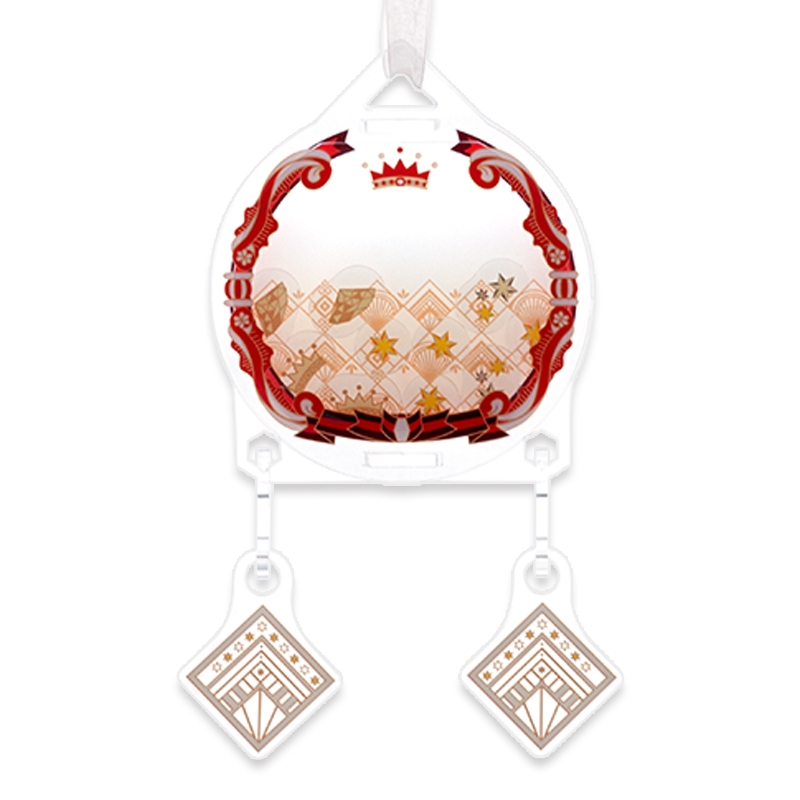 【グッズ-スタンドポップ】ノンキャラオリジナル 乙女額縁-赤色-おとめがくぶち-あかいろ-【にじ丸商店】