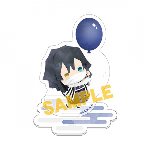 グッズ マスコット 鬼滅の刃 ゆらふわアクリルマスコット バルーンver 伊黒小芭内 アニメイト