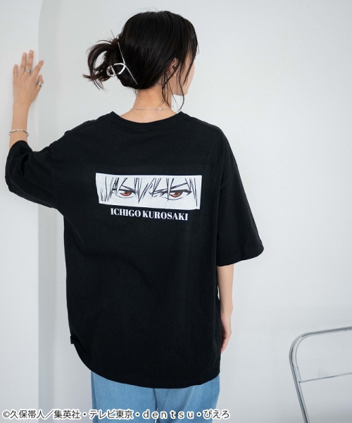 グッズ-Tシャツ】BLEACH コラボTシャツ ブラック 黒崎一護【WEGOコラボ 