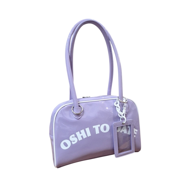 【グッズ-バッグ】ノンキャラオリジナル クルア エナメル ミニボストン痛バッグ ラベンダー【REA RARE】