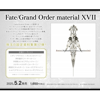 【設定原画集】Fate/Grand Order material XVII