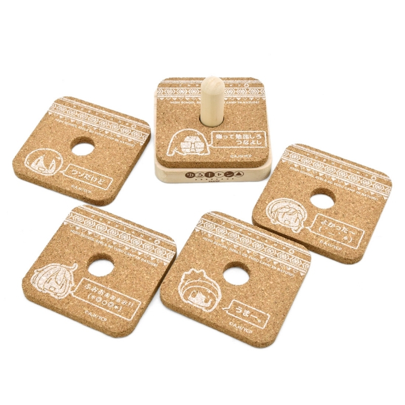 【グッズ-コースター】ゆるキャン△ おしゃべりコルクコースター