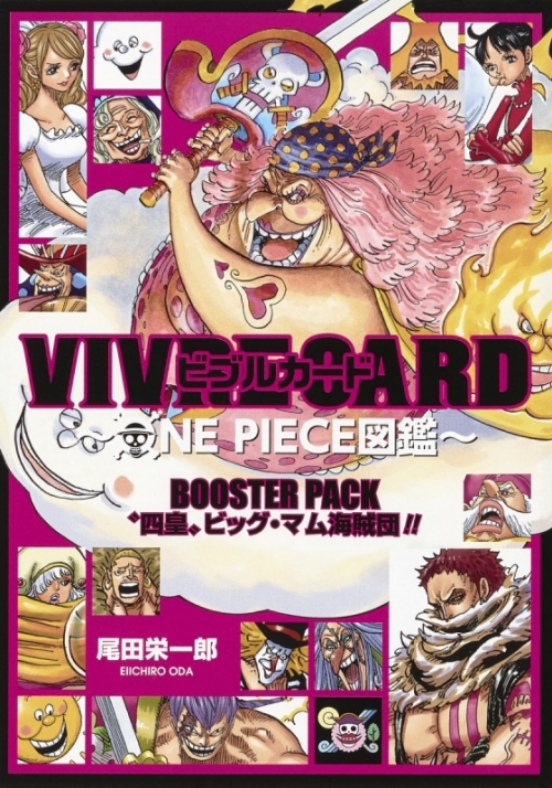その他 書籍 Vivre Card One Piece図鑑 Booster Set 四皇 ビッグ マム海賊団 アニメイト