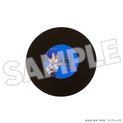 【グッズ-コースター】アニメ「ぼっち・ざ・ろっく!」 ねんどろいどぷらす レコード風コースター 山田リョウ