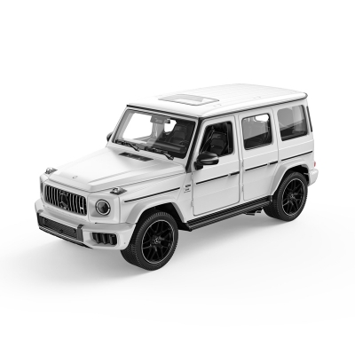 【フィギュア】メルセデス AMG G63 白 1/24 ダイキャストカー