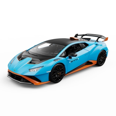 【フィギュア】ランボルギーニ ウラカン STO 青 1/18 ダイキャストカー【再販】