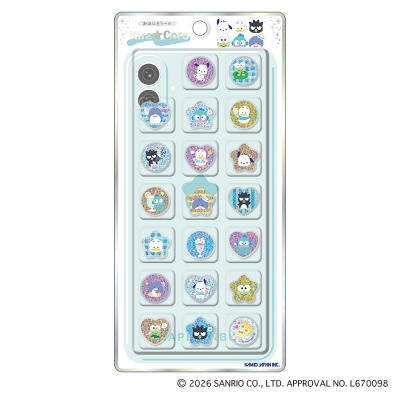 【グッズ-シール】サンリオキャラクターズ KiraCoroおはじきシール はぴだんぶい