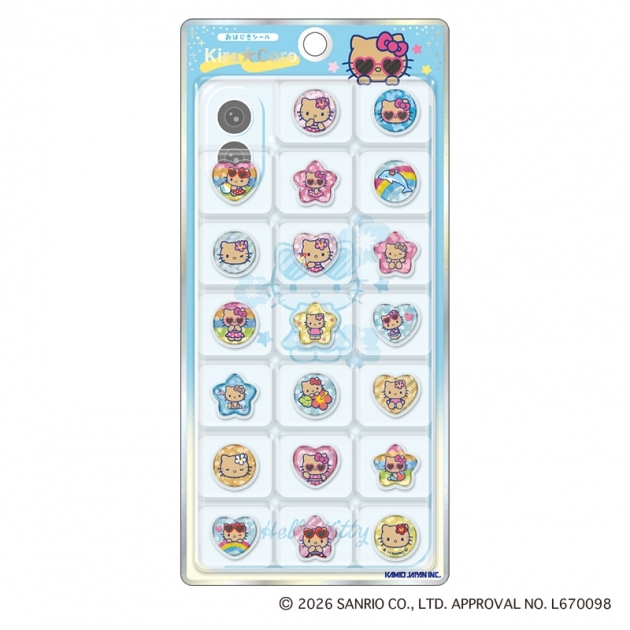 【グッズ-シール】サンリオキャラクターズ KiraCoroおはじきシール ハローキティ