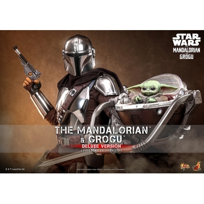 【アクションフィギュア】ムービー・マスターピース スター・ウォーズ/マンダロリアン・アンド・グローグー マンダロリアン&グローグー(デラックス版) 1/6