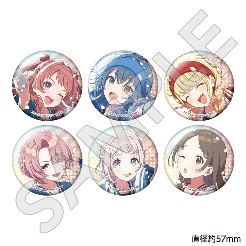【グッズ-バッチ】学園アイドルマスター トレーディングホログラム缶バッジ '25がむしゃらに行こう！ /A