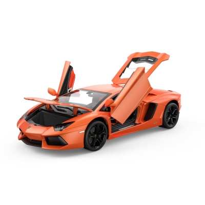 【フィギュア】ランボルギーニ アヴェンタドール LP700-4 橙 1/18 ダイキャストカー【再販】