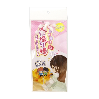 【グッズ-スタンドポップ】ノンキャラオリジナル おでかけ♪ぬい撮り棒 ダブル ミニアーム