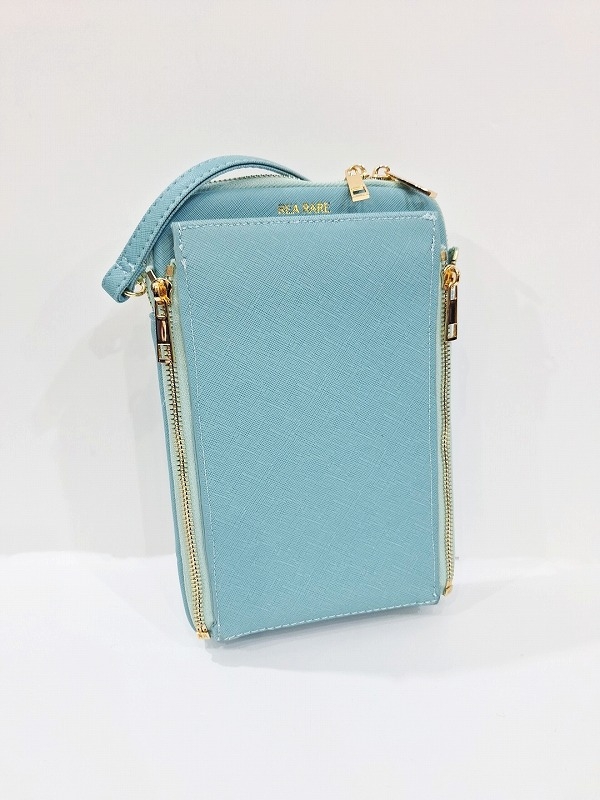 【グッズ-バッグ】ノンキャラオリジナル クルア フラットショルダーバッグ （ミント）【REA RARE】