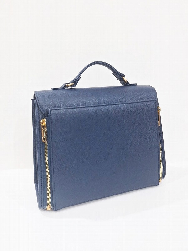 【グッズ-バッグ】ノンキャラオリジナル クルア スクエアハンドバッグ （ネイビー）【REA RARE】