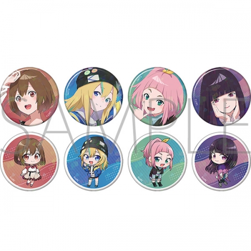 グッズ-バッチ】夜のクラゲは泳げない ホログラムキャラバッジ 