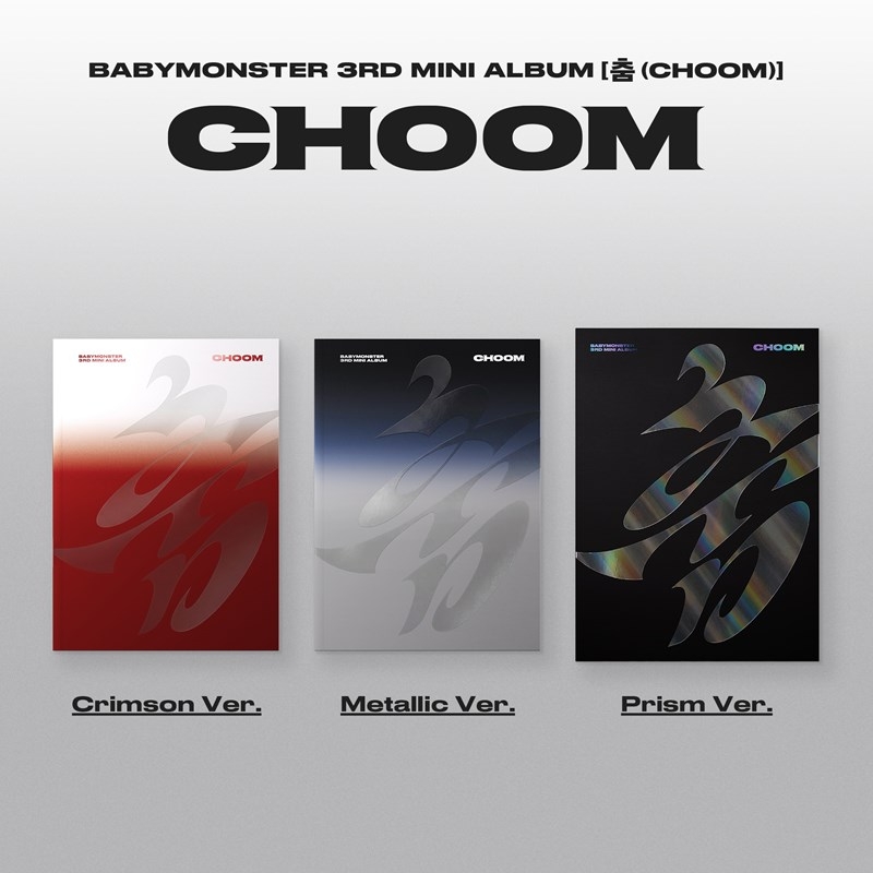 【音楽】BABYMONSTER/BABYMONSTER 3rd MINI ALBUM [CHOOM] Crimson Ver. 完全生産限定盤