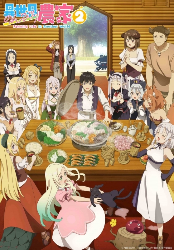 【Blu-ray一括購入】【ポイント還元版(20%)・特典なし】TVアニメ「異世界のんびり農家2」Bluーray 上巻・下巻