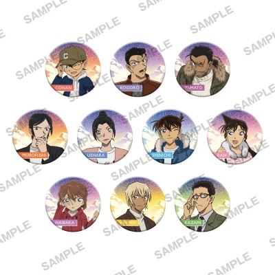 【グッズ-バッチ】名探偵コナン キラキラ缶バッジコレクション snow ver.