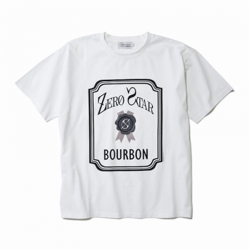 グッズ Tシャツ 名探偵コナン ラベルデザインtシャツ バーボン White L アニメイト
