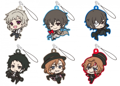 グッズ ストラップ 文豪ストレイドッグス ぽぷきゃら ラバーストラップ アニメイト