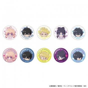 グッズ-バッチ】ウィッチウォッチ トレーディング表情缶バッジ 