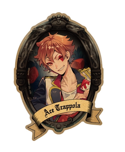 グッズ ステッカー ディズニー ツイステッドワンダーランド トラベルステッカー 2 エース トラッポラ アニメイト限定 アニメイト