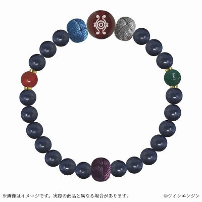 【グッズ-腕輪】『劇場版モノノ怪 第二章 火鼠』 天然石ブレスレット 薬売り