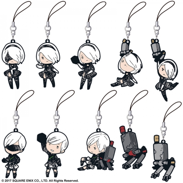 NieR:Automata トレーディングラバーストラップ (ニーアオートマタ)