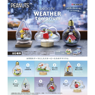 【トレーディングフィギュア】SNOOPY WEATHER terrarium【再販】