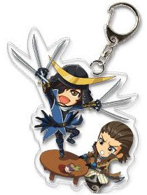 グッズ キーホルダー 戦国basara Sdコンビアクリルキーホルダー 伊達政宗 片倉小十郎 アニメイト