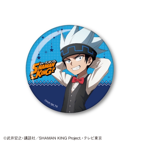 グッズ バッチ Tvアニメ Shaman King でか缶バッジ ホロホロ カラオケの鉄人 コラボ アニメイト