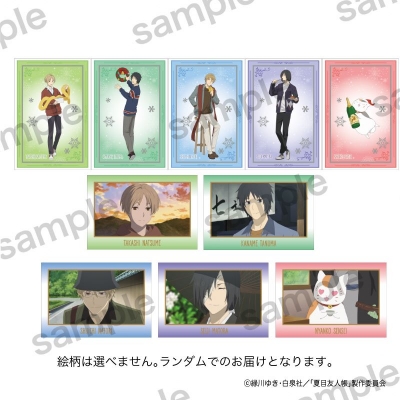 【グッズ-ポストカード】夏目友人帳 箔押しポストカード【まねきねこコラボ】【再販】
