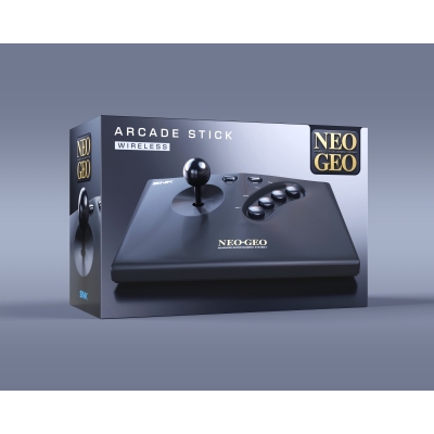 【その他-NEOGEO AES+】NEOGEO AES+ ワイヤレスアーケードスティック(ブラック)