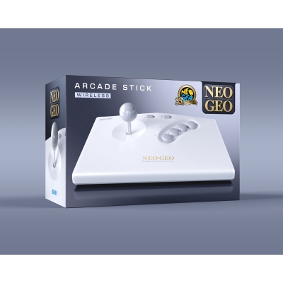 【その他-NEOGEO AES+】NEOGEO AES+ ワイヤレスアーケードスティック(ホワイト)