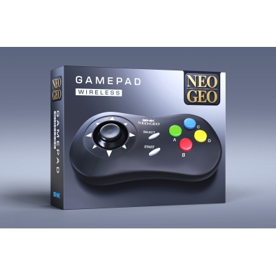 【その他-NEOGEO AES+】NEOGEO AES+ ワイヤレスゲームパッド(ブラック)