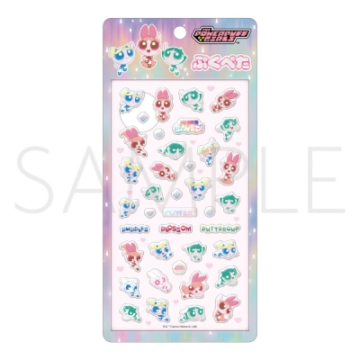 【グッズ-シール】パワーパフガールズ 【Space A la mode】ぷくぺた