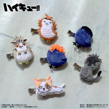 グッズ-クリップ】ハイキュー!! マスコットヘアクリップ 木兎フクロウ 
