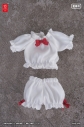 【フィギュア-パーツ】パフスリーブルームウェア(ホワイト)(ドール用)の画像