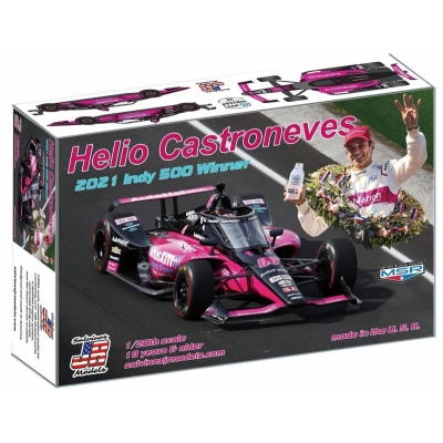 【プラモデル】4-Time Champ! エリオ・カストロネベス メイヤー・シャンク・レーシング 2021 インディ500 ウィナー 1/20
