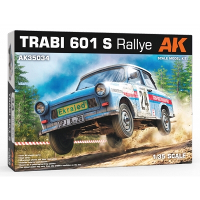【プラモデル】トラビ 601S ラリー仕様 1/35