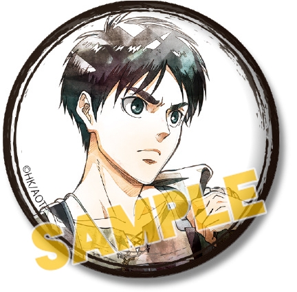 グッズ-バッチ】進撃の巨人 キャラバッジコレクション/Art-Pic（エレン 