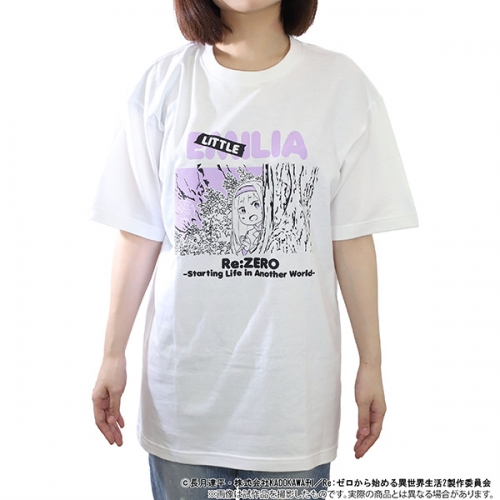 グッズ tシャツ Re ゼロから始める異世界生活 Tシャツ エミリア 幼少期 アニメイト