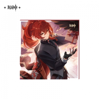 グッズ-色紙】原神 運命の日シリーズ 色紙 ディルック 2023ver 