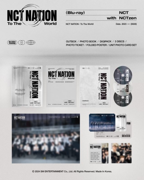 Blu-ray】2023 NCT CONCERT - NCT NATION：To The World in INCHEON 