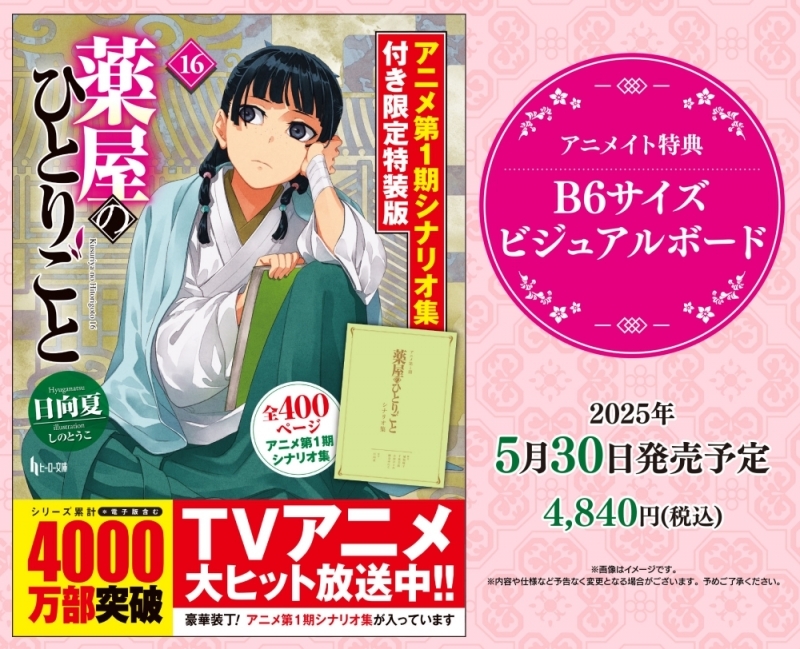 【小説】薬屋のひとりごと(16) アニメ第1期シナリオ集付き限定特装版