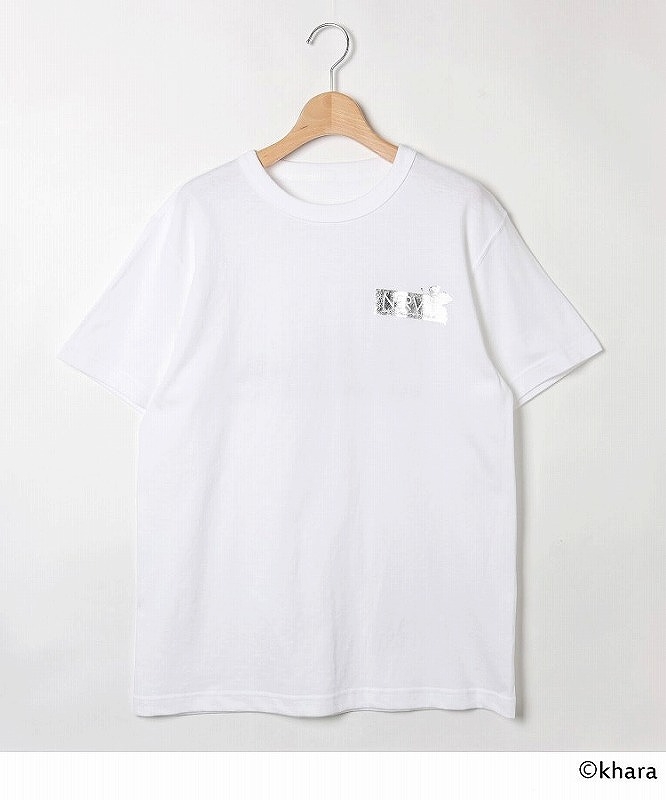 【グッズ-Tシャツ】エヴァンゲリオン NERVプリントTシャツ<レディース> 【PLATINUM AURA】