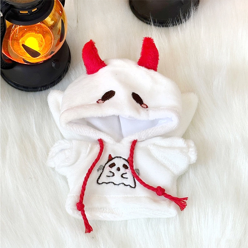 【グッズ-衣装】ノンキャラオリジナル ぬいぐるみ用着ぐるみ 【おばけ】10cm用/ホワイト【G.triGer】