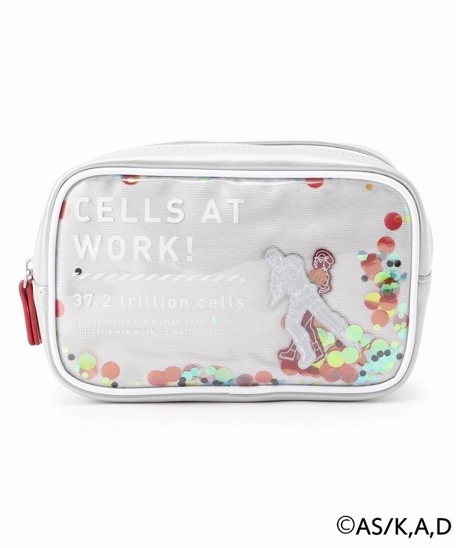 【グッズ-ポーチ】はたらく細胞 コスメポーチ 【PLATINUM AURA】